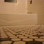 Check it out, we have grout!