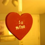 Valentine ornaments from polymer clay