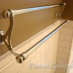 Check out my double towel bar…