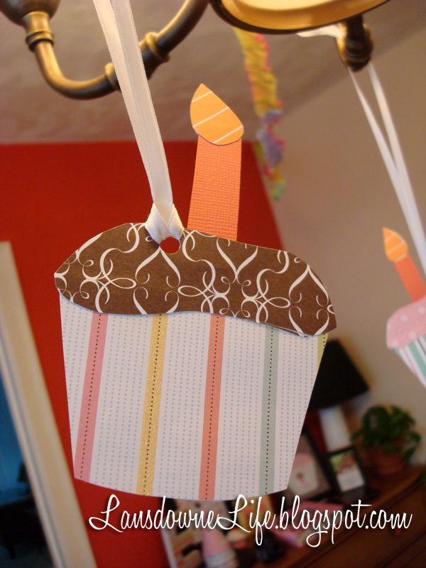 Cupcake birthday party decorations