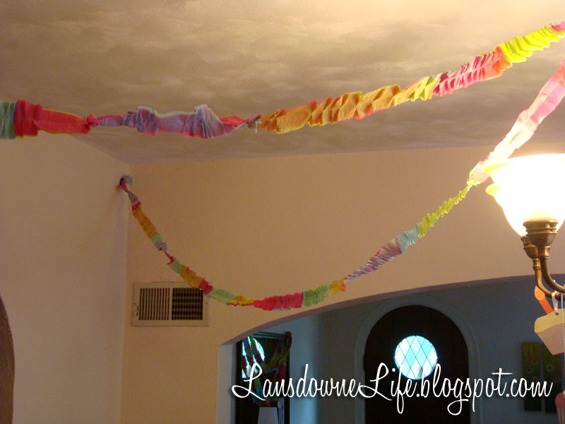 Sherbert Ruffled Crepe Paper Streamers Party Decorations 