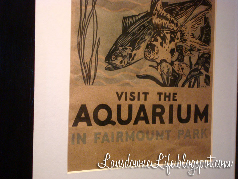 Visit the aquarium: WPA poster
