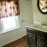 $100 Bathroom Challenge: New mirror & bathmat