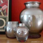 Making faux mercury glass with “looking glass” mirror paint