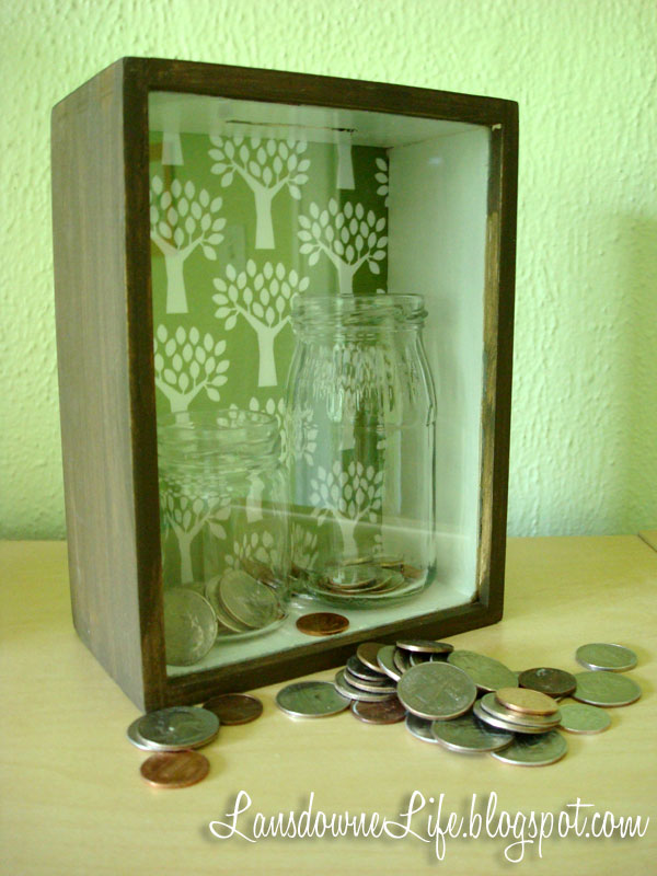 How to make a shadowbox frame bank