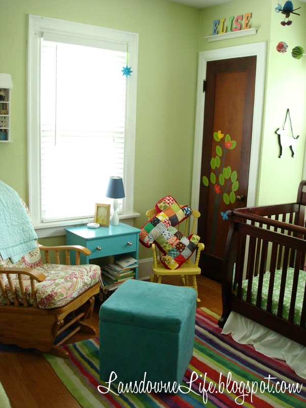 Colorful girl's bedroom