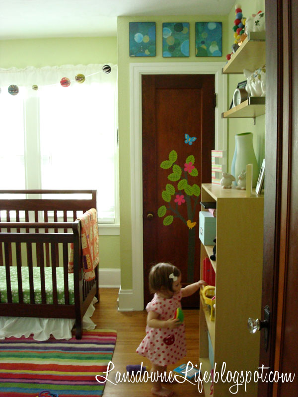 Colorful girl's bedroom