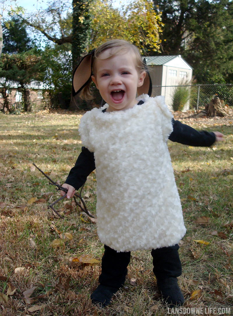 Handmade sheep costume