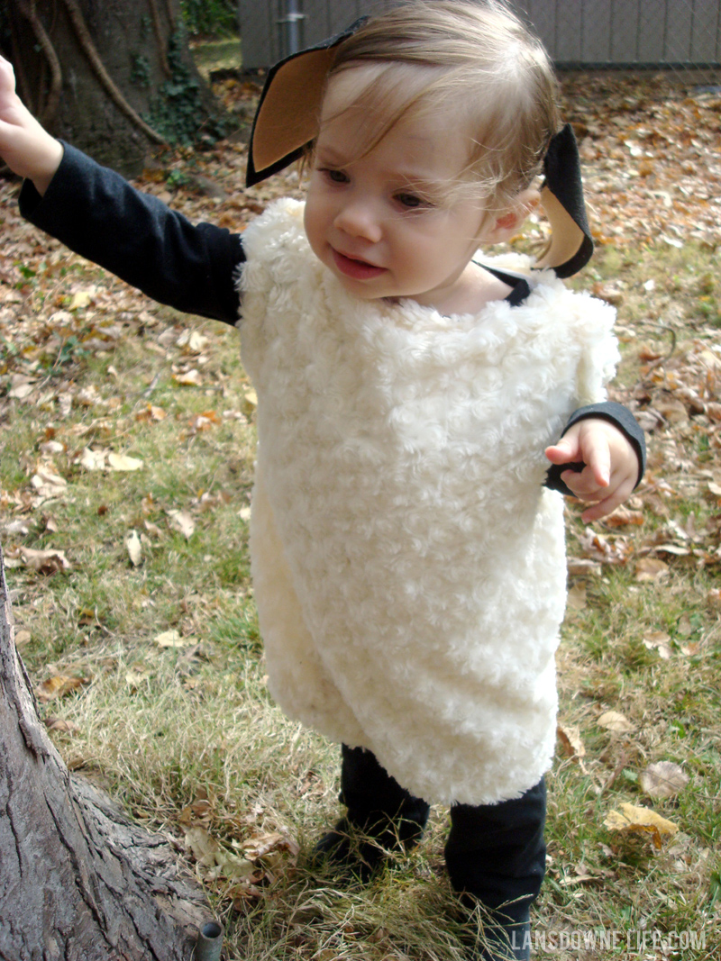 DIY sheep costume