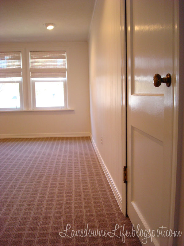 Beige grid carpet tile for playroom