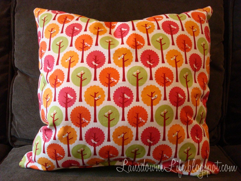 Colorful couch pillows for the playroom