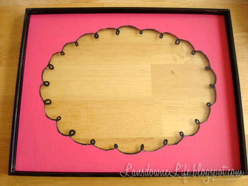 How to make a back-painted glass picture frame
