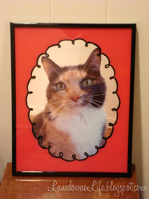 Back-painted glass picture frame