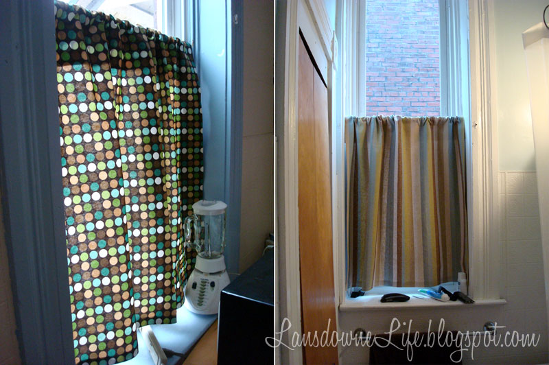 Cafe-style curtains