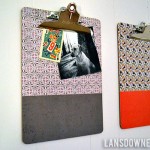 Playroom clipboards for displaying artwork