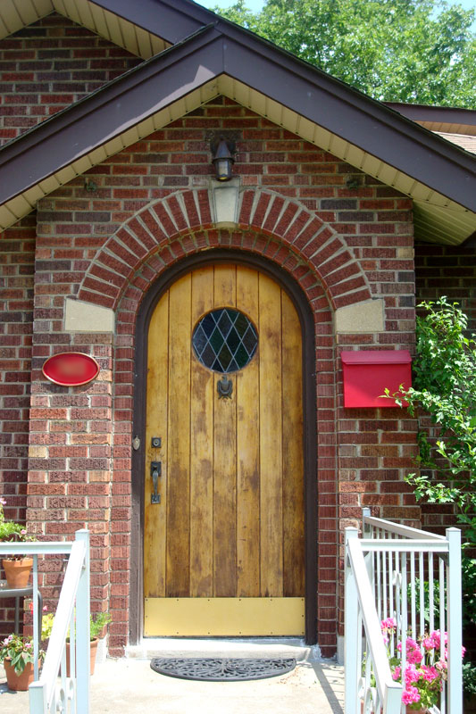 Should I stain or paint my front door?