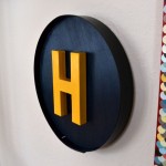 Trash to treasure: Monogram wall art