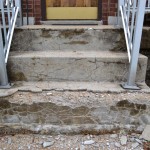 My crumbling concrete porch