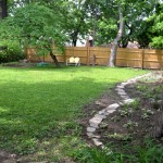 Backyard landscaping update
