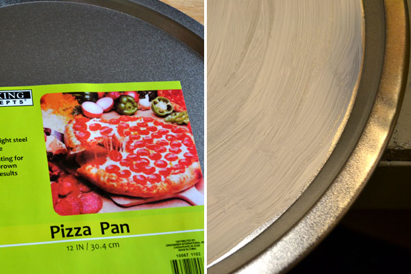 DIY pizza pan chalkboard party favors