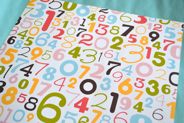 Numbers birthday party invitations