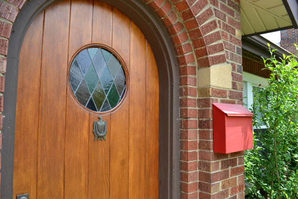 Refinishing an old wood front door