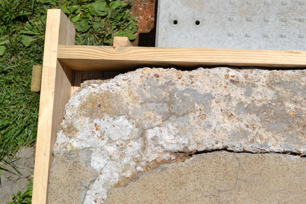 Crumbling concrete porch - repaired! - Lansdowne Life