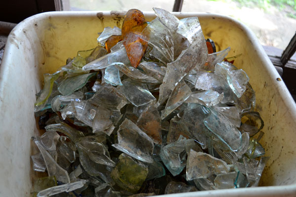 Found glass shards in my backyard