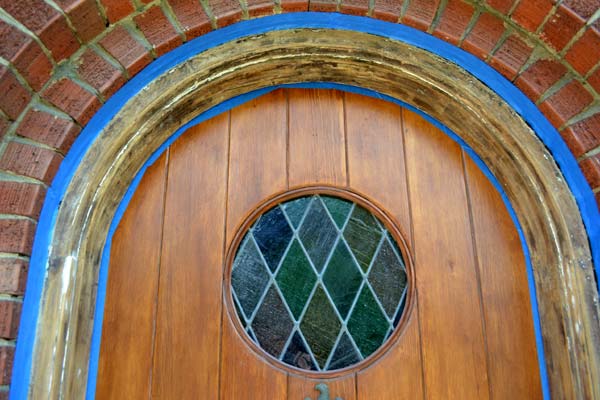 Stripping and refinishing our wood door frame