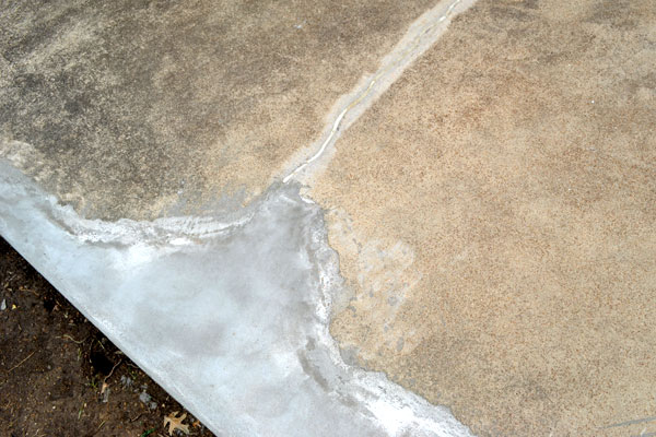 Fixing a crumbling concrete porch