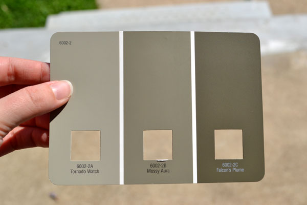 Paint colors for a concrete porch