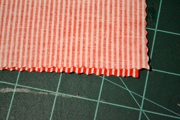 Sewing fabric advent calendar bags