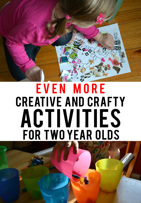Even more creative and crafty activities for two year olds