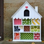 Ugly craft makeover: House shelf turned toddler dollhouse