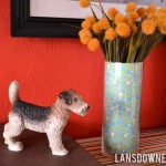 Quick and easy: Paper lined vase