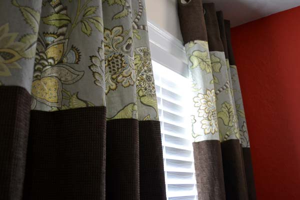 Customizing and lengthening store-bought curtain panels