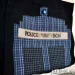 Geeky tote bag makeover (It’s a TARDIS now!)