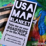 More U.S.A. map blankets + FREE printable tag