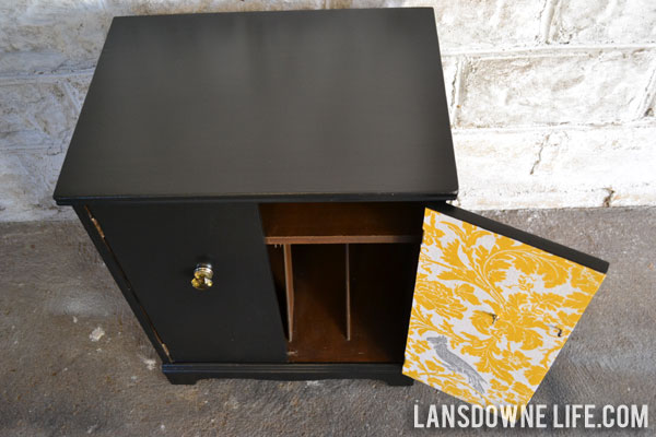 Repainted record cabinet