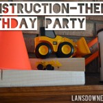Construction-themed birthday party!