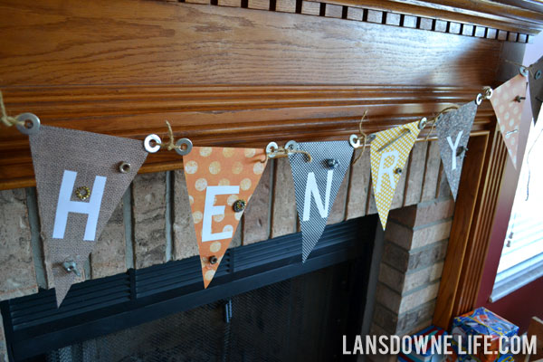 Construction-themed birthday party decorations