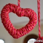 Yarny heart ornaments