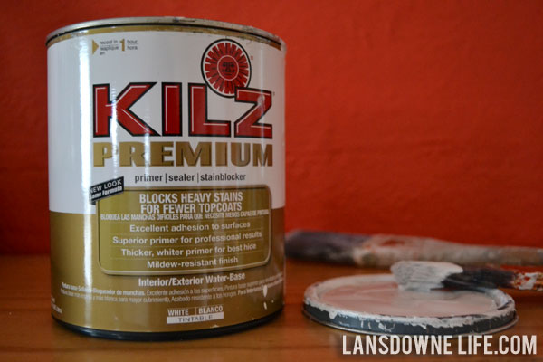 Kilz stainblocking primer