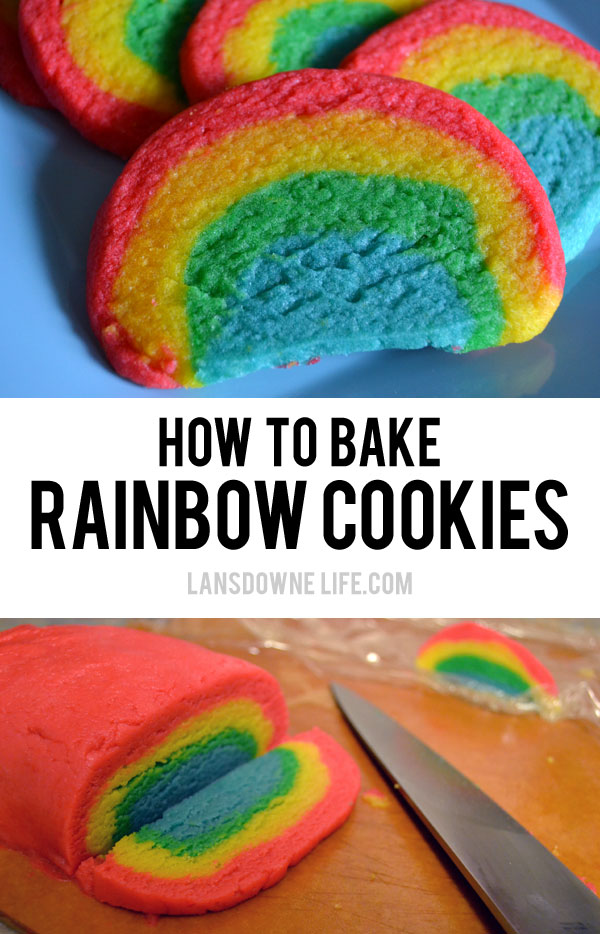 How to bake rainbow cookies