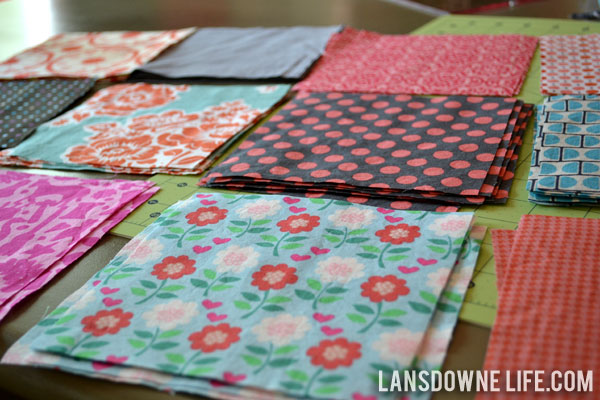 Planning and cutting fabric for a quilt