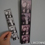 Photobooth photo wall art