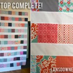 Twin quilt progress report: Assembling the quilt top