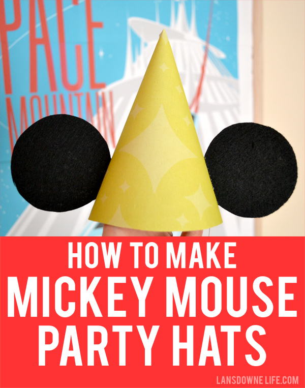 How to Make Mickey Mouse Ears Birthday Party Hats