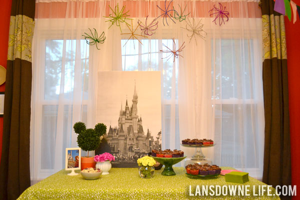 Disney World Magic Kingdom birthday party decorations