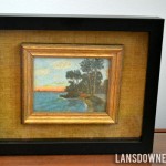 Enlarge and elevate tiny artwork with a shadowbox